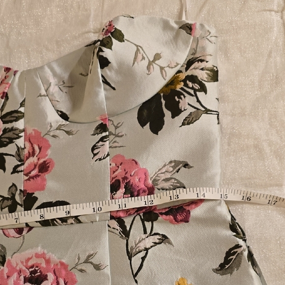 Lulu's Pink and Green Strapless  Sundress - Picture 10 of 16